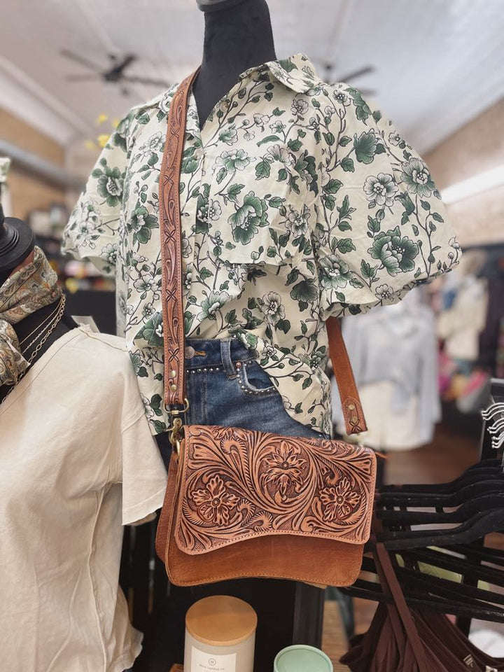 Emerald Lush Floral Top