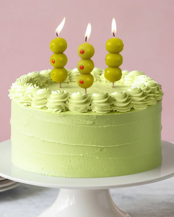 Cocktail Party Olive Candles