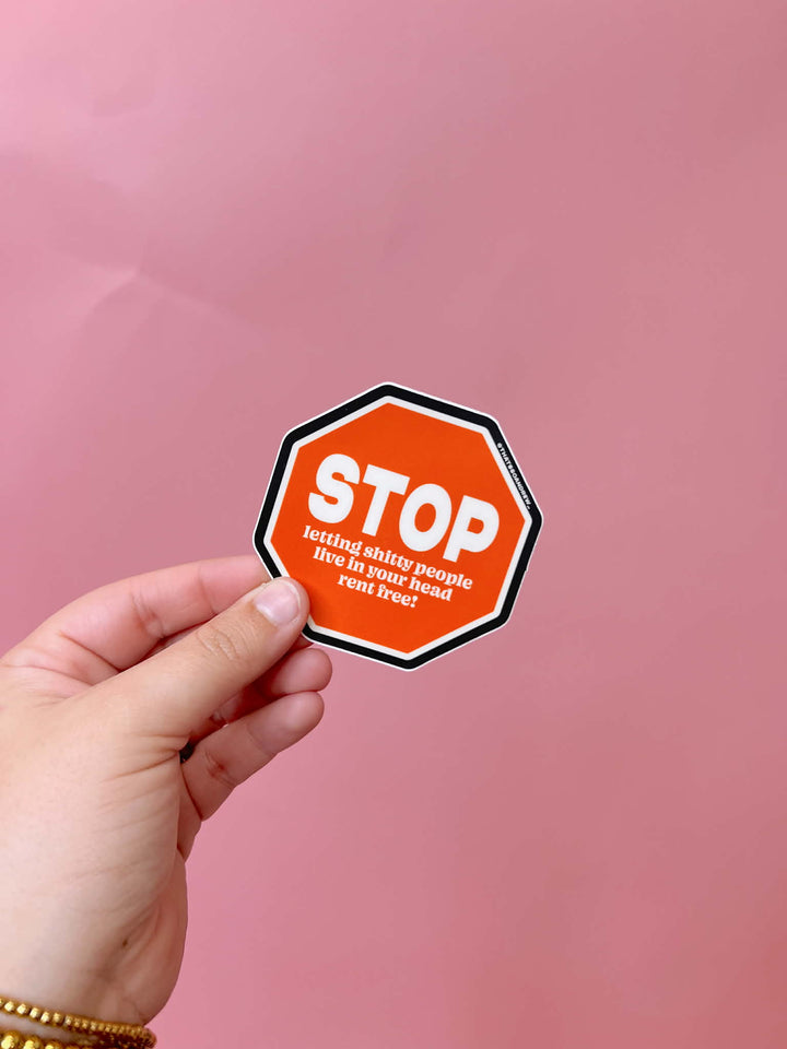 In Your Head For Free Sticker