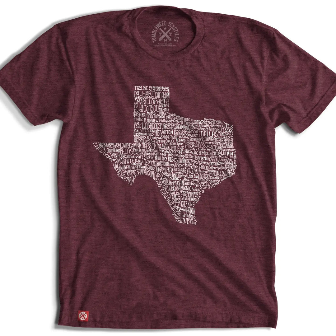 Texas Towns Graphic Tee