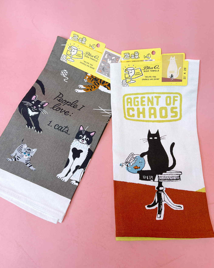 People I Love: Cats Dish Towel