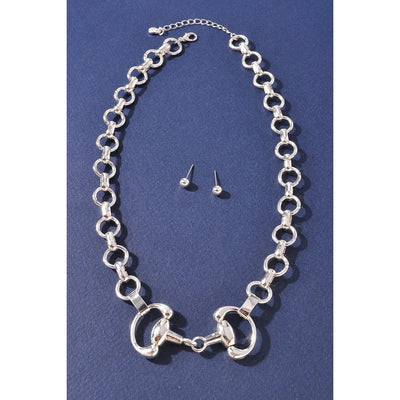 Classic Horsebit Link Necklace