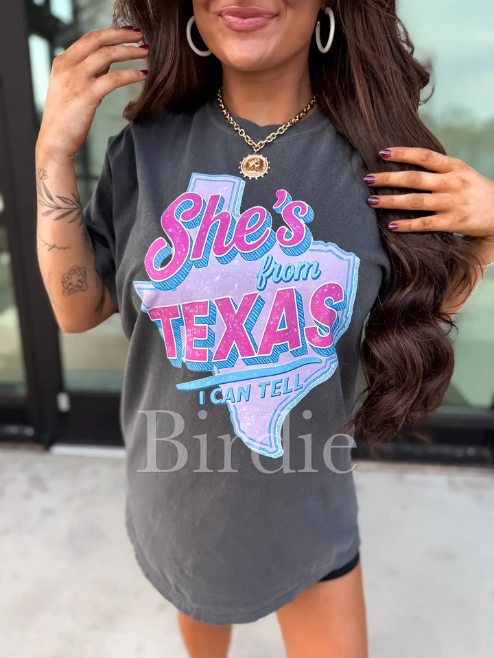 She's From Texas Graphic Tee