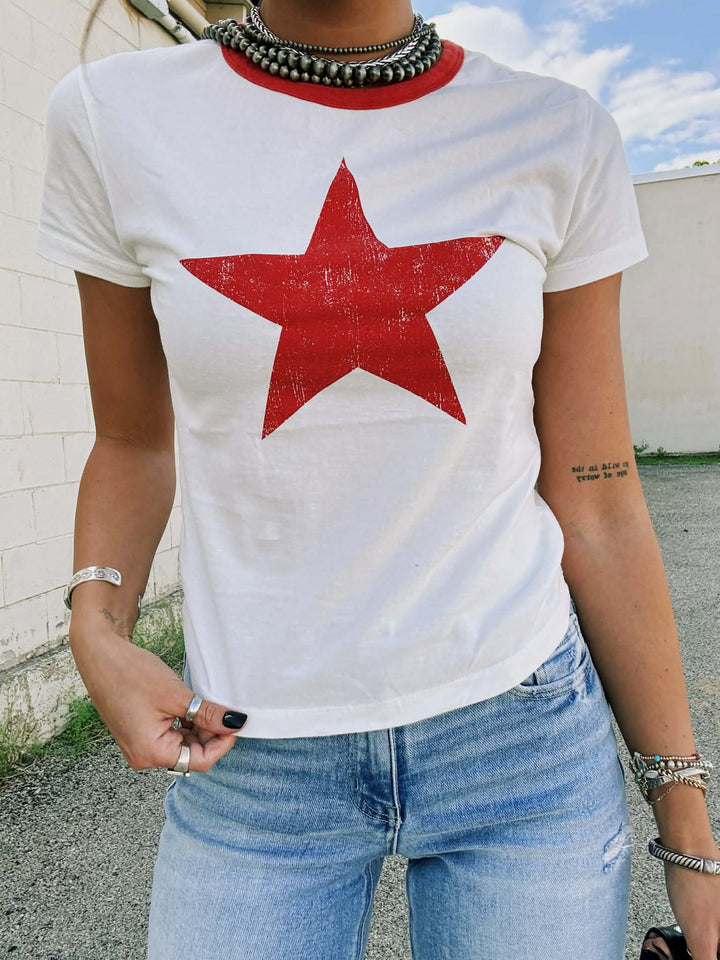 Star On Top Graphic Tee
