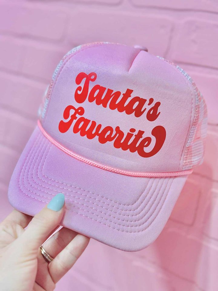 Santa's Favorite Trucker Hat