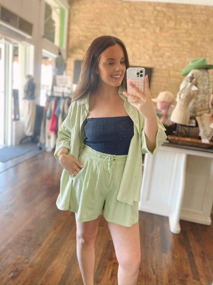 Summer Days Knit Tube Top