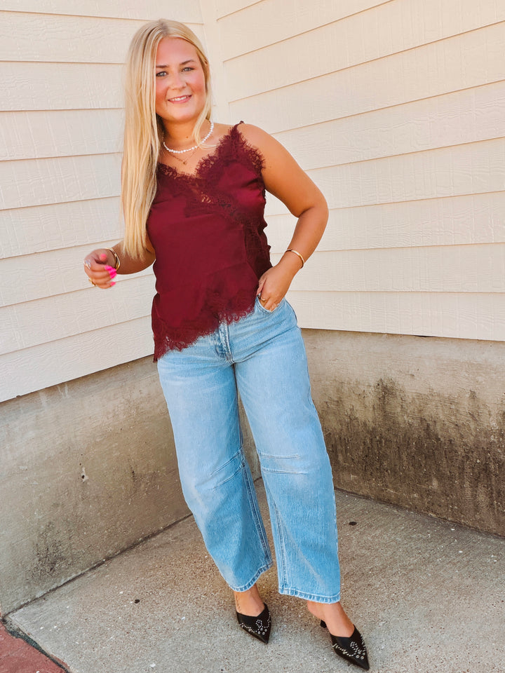 Lace & Lovely Asymmetrical Cami