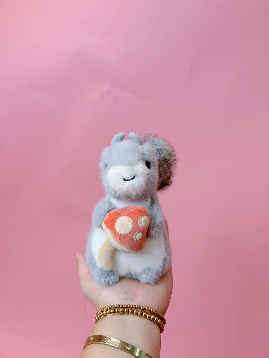 Squirrely With Mushroom Stuffed Animal