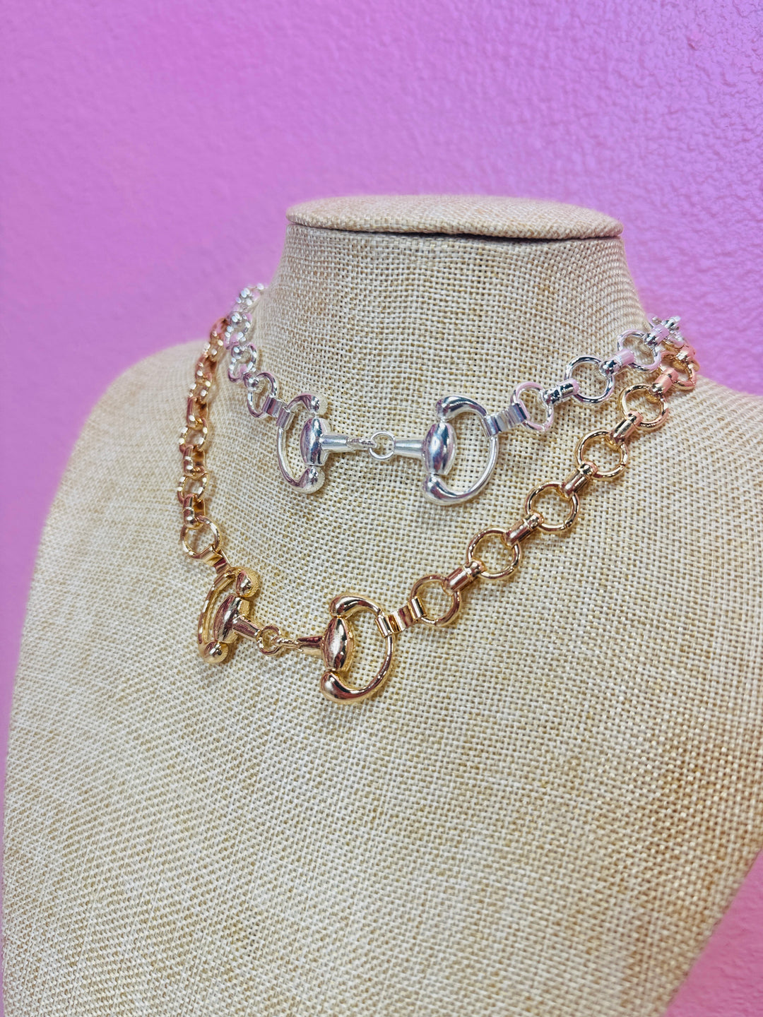 Classic Horsebit Link Necklace