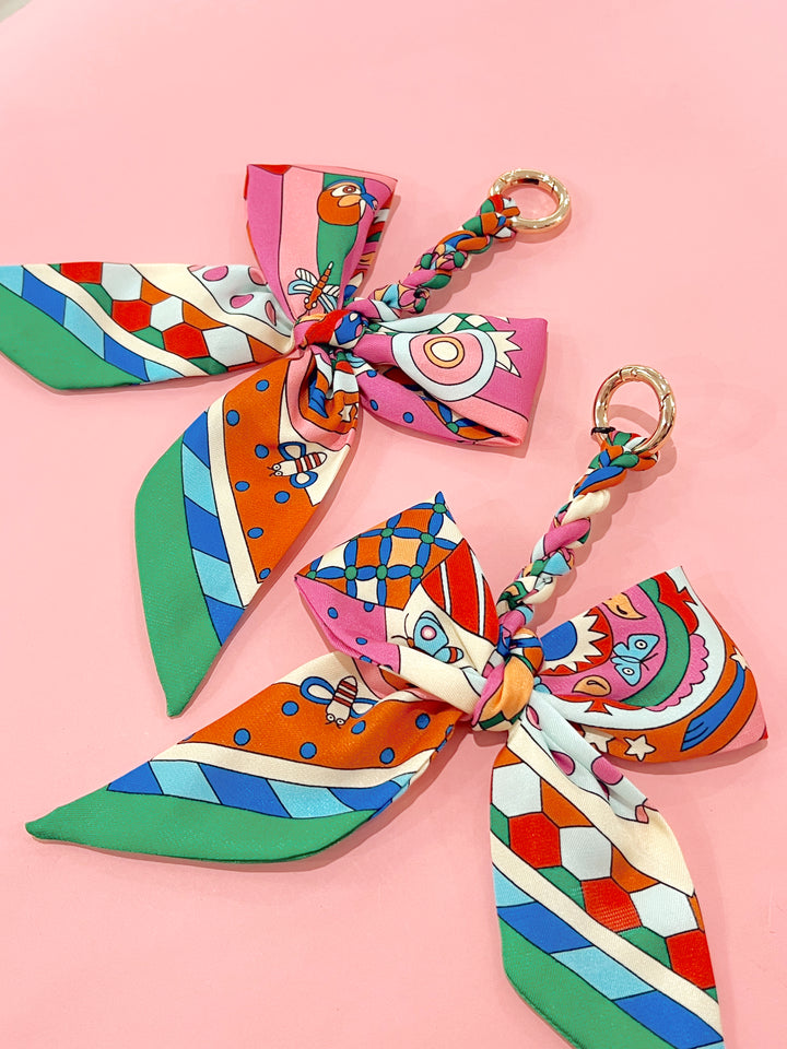 Groovy Moments Scarf Keychain