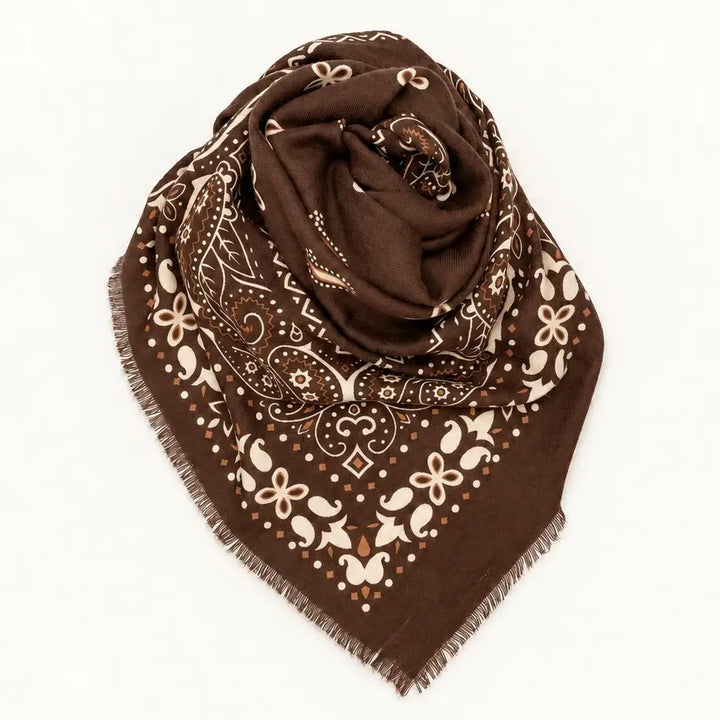 The Paisley Promise Fringe Edge Scarf
