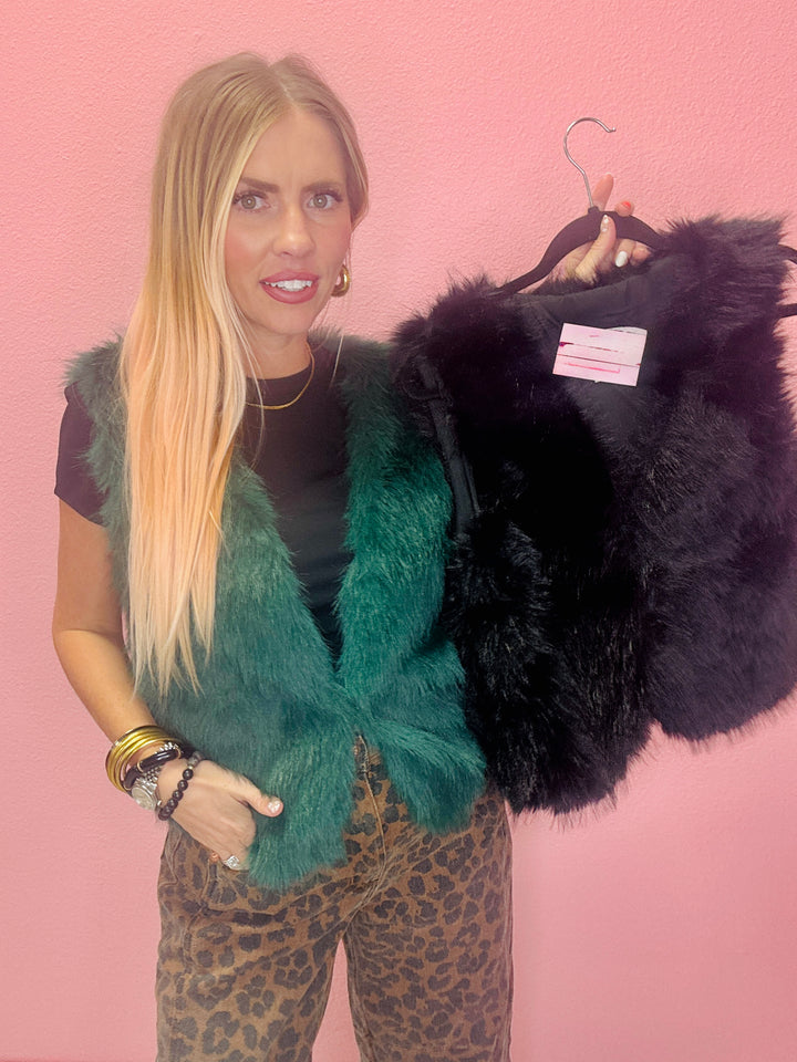 The Faux Fabuluxe Vest