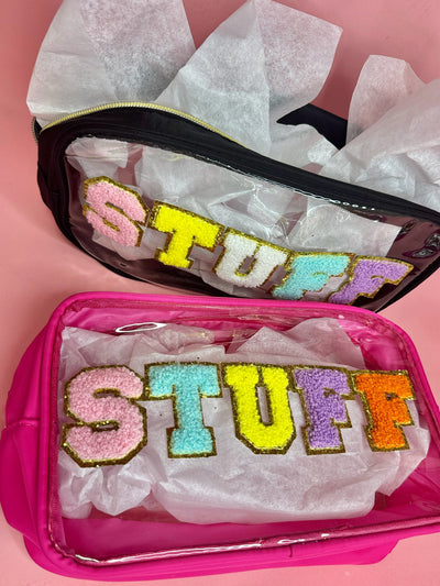 Stuff Clear Cosmetic Bag