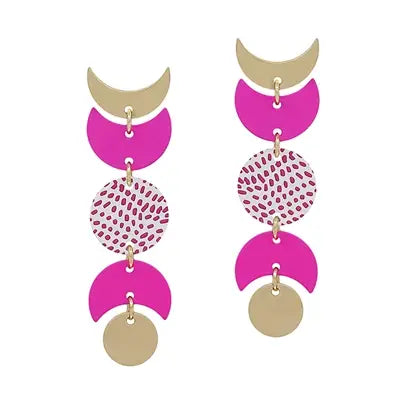 The Crescent Dangle Earrings