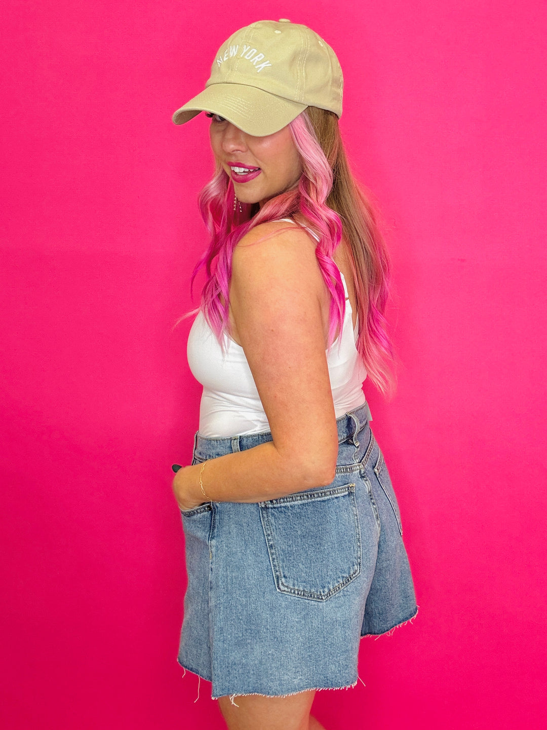 Flare Bell Denim Shorts