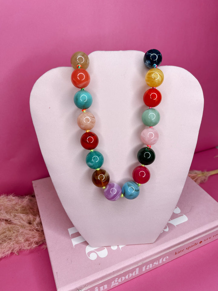 Life in Color Beaded Necklace