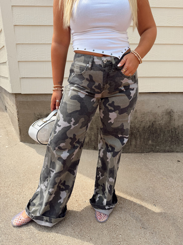 Wanted & Wild Camo Pants