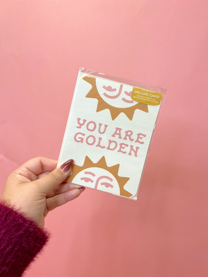 You Are Golden Greeting Card