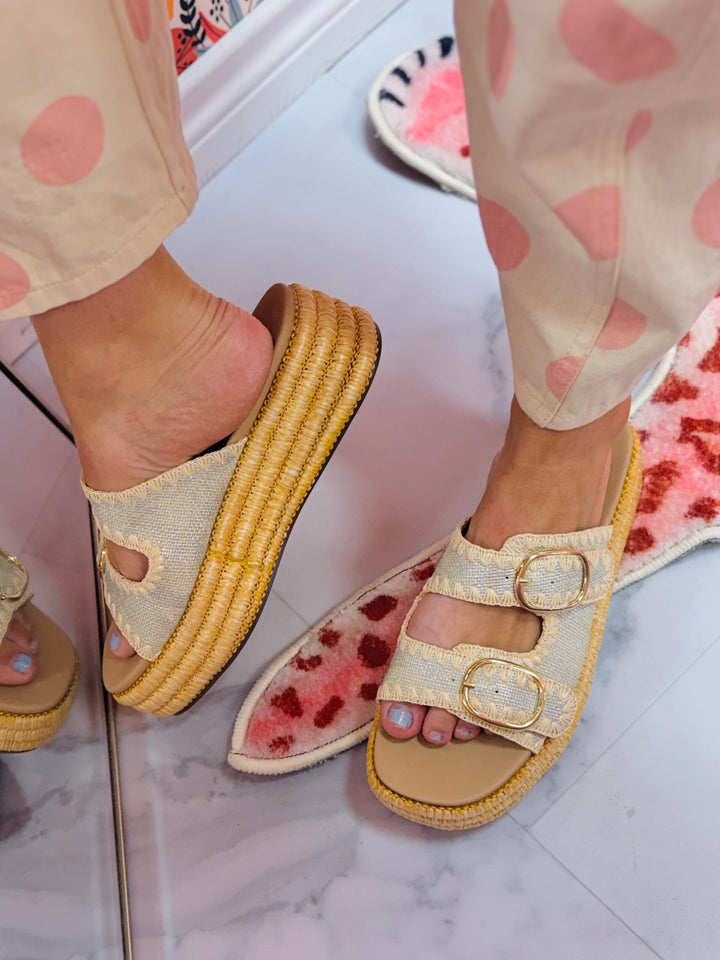 Heidi Boho Babe Platform Slides