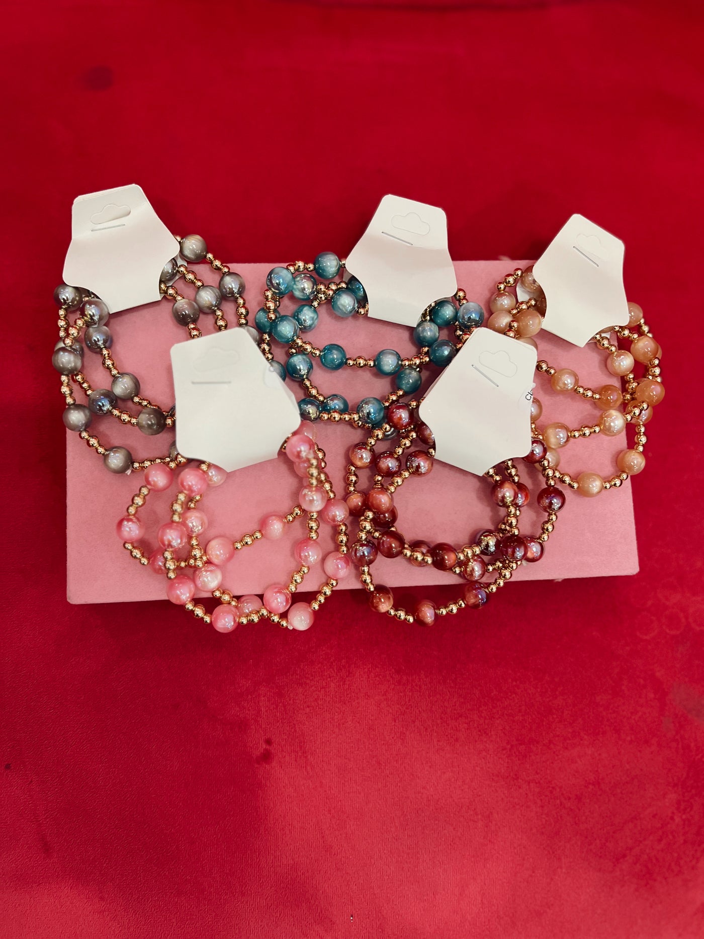 Clarissa Candy Bead Bracelets