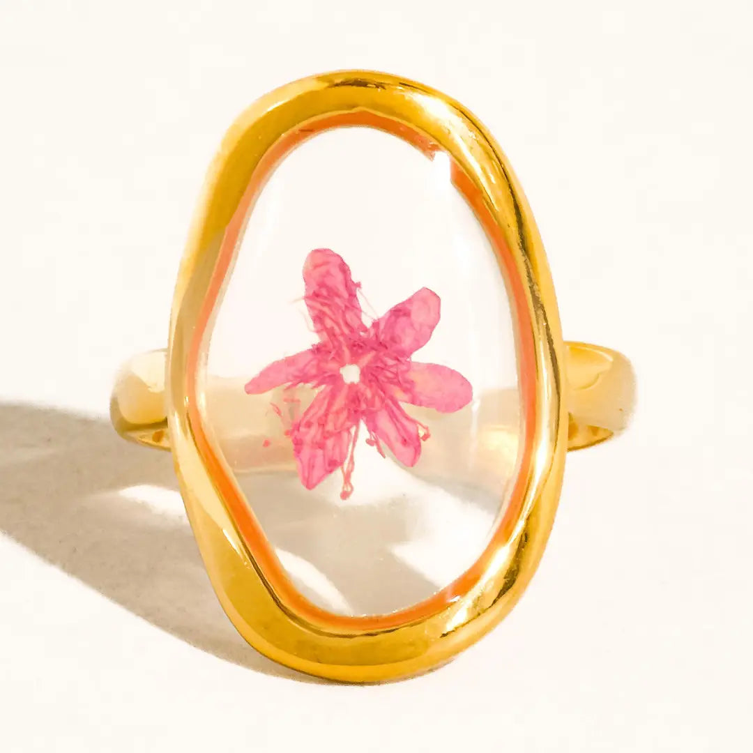 The Flint 18k Floral Ring