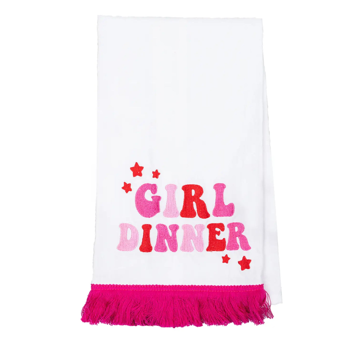 Girl Dinner Tea Towel