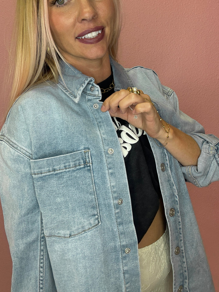 The Bianca Denim Top