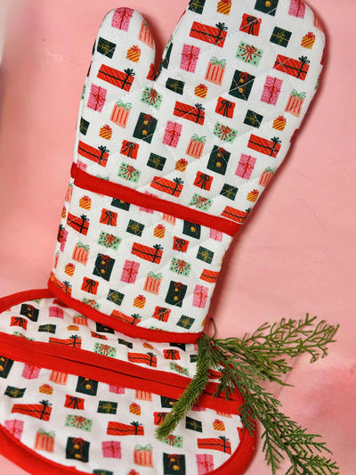 Potholder Set Deck the Halls