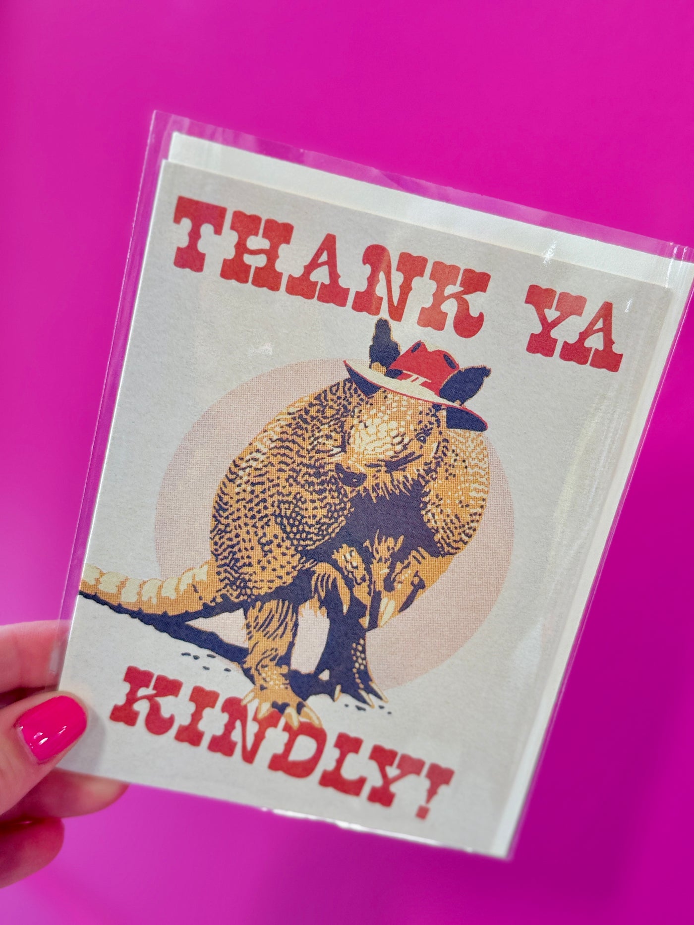 Thank Ya Kindly Thank You Greeting Card