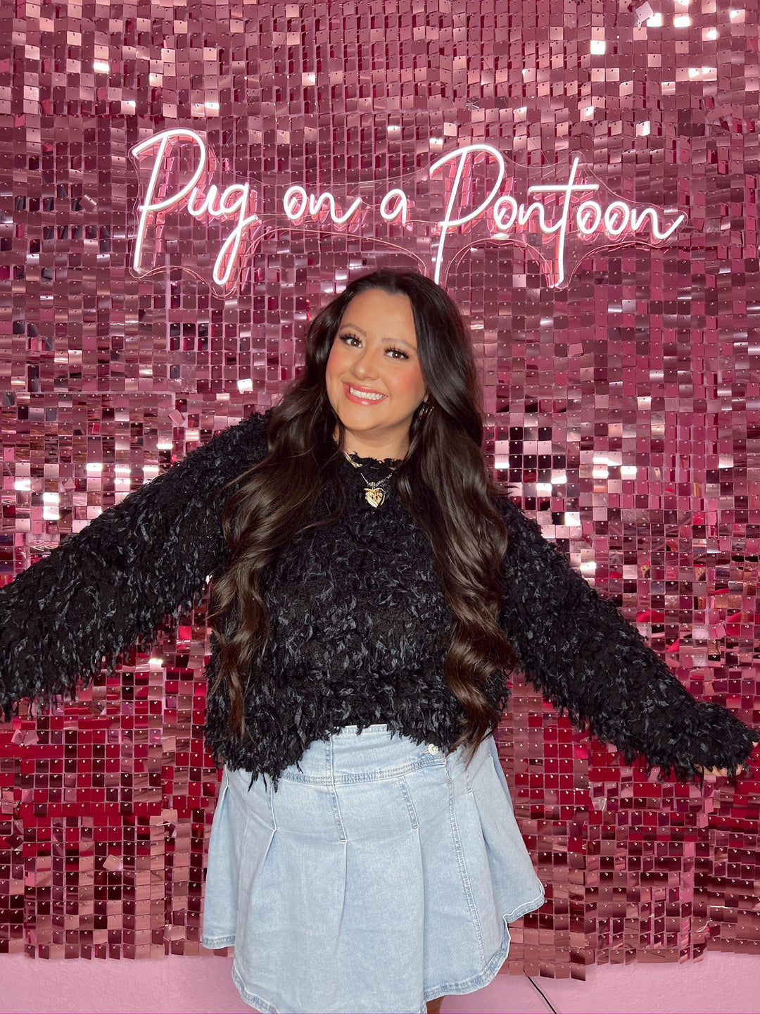 The Luna Velvet Bow Sweater