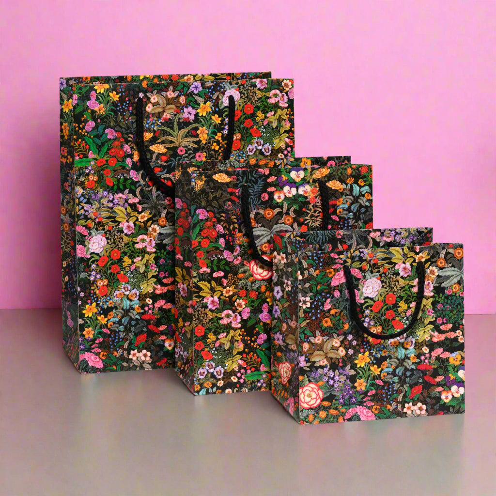 Meadow Black Gift Bag