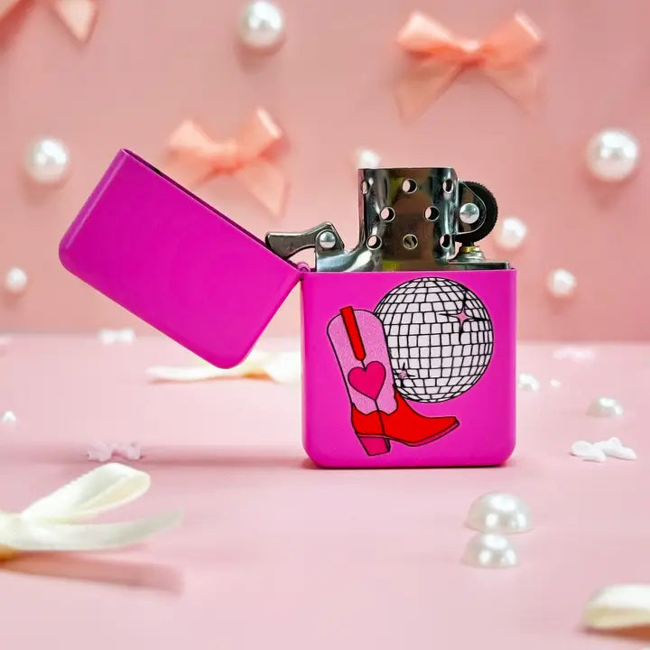 Disco Cowgirl Refillable Lighter