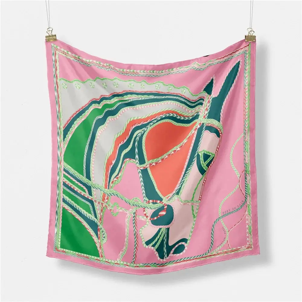 Pink Pony Equestrian Scarf