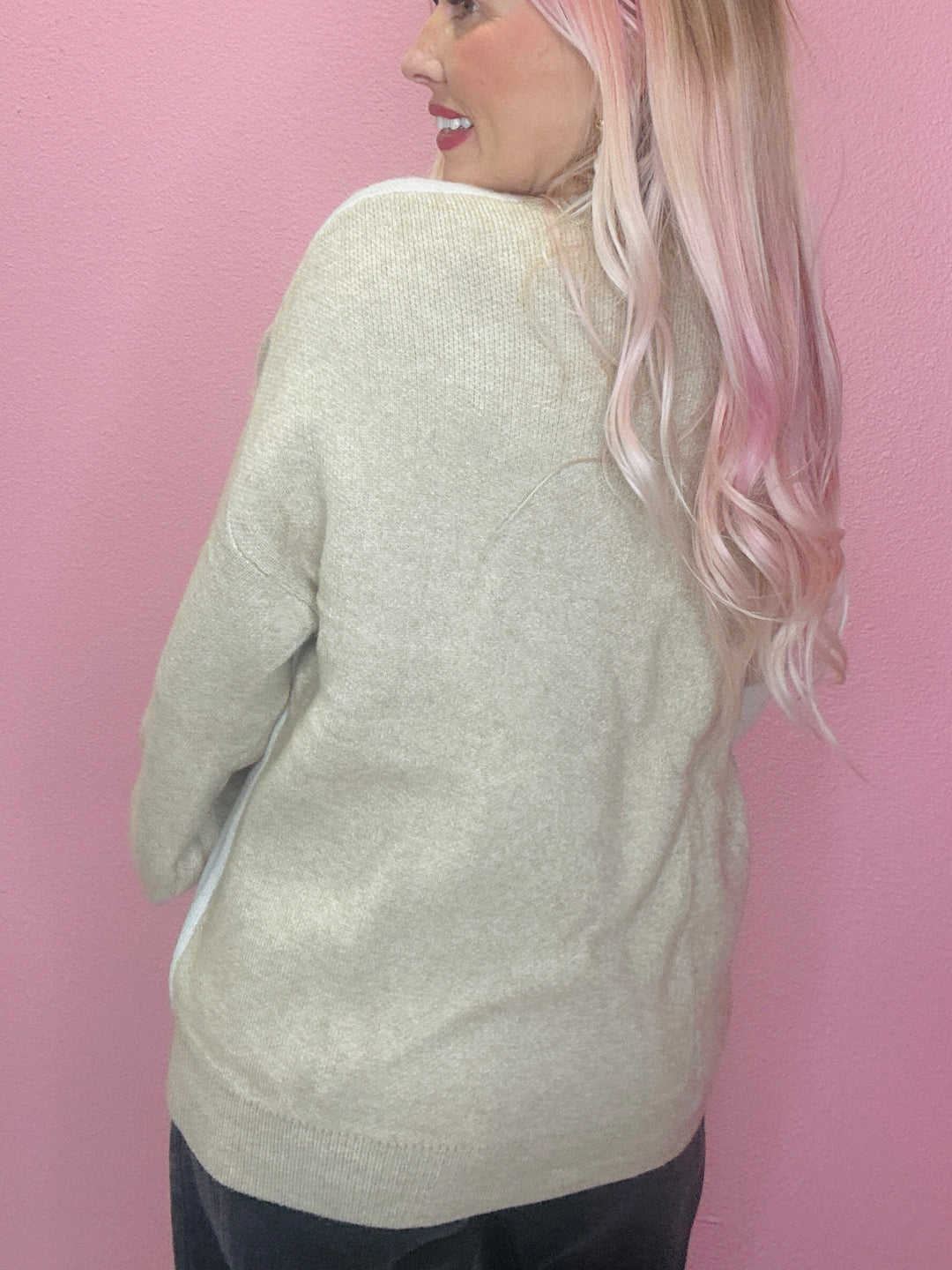 Yin Yang Long Sleeve Sweater