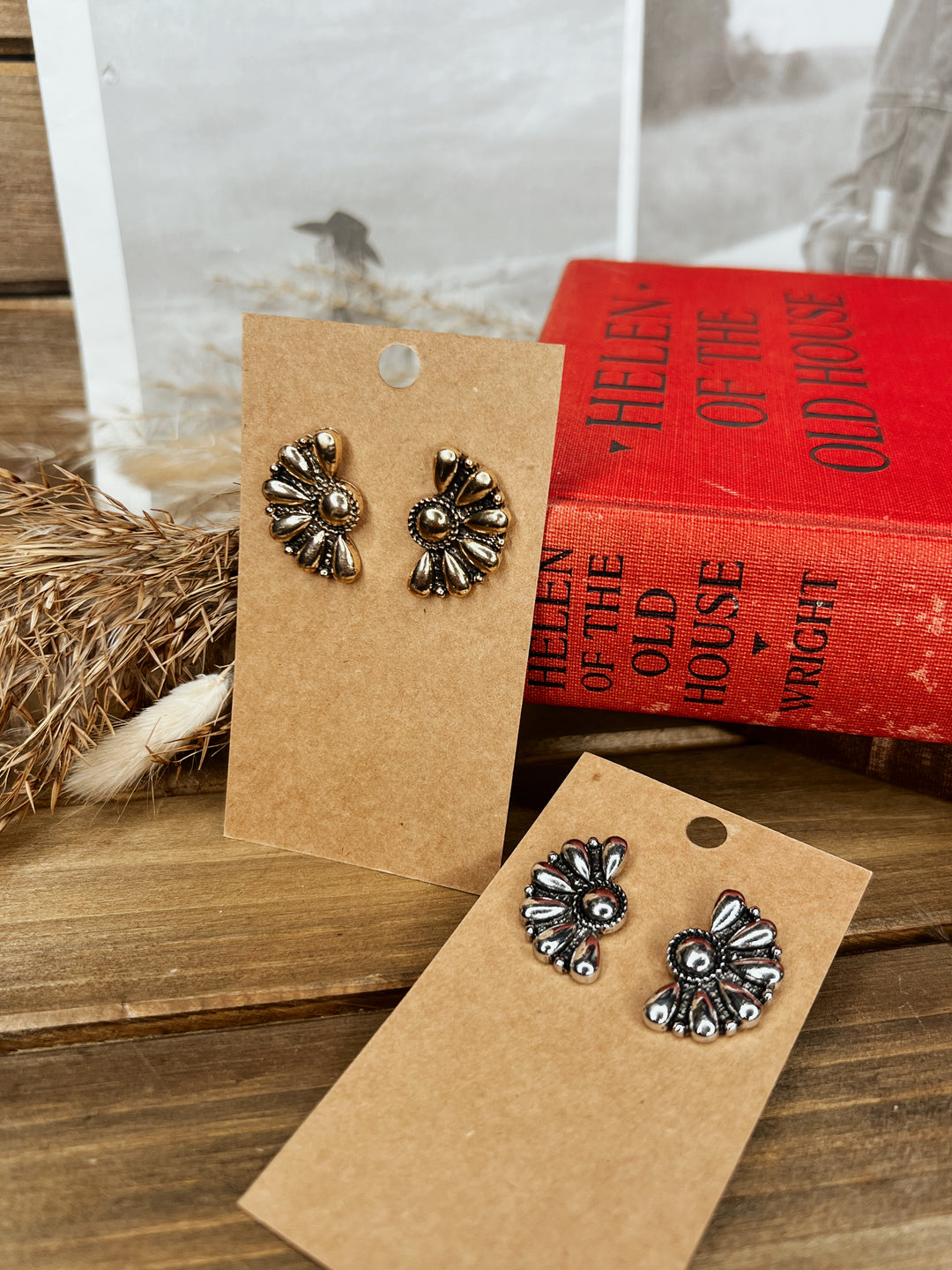 Sierra Half Concho Earring