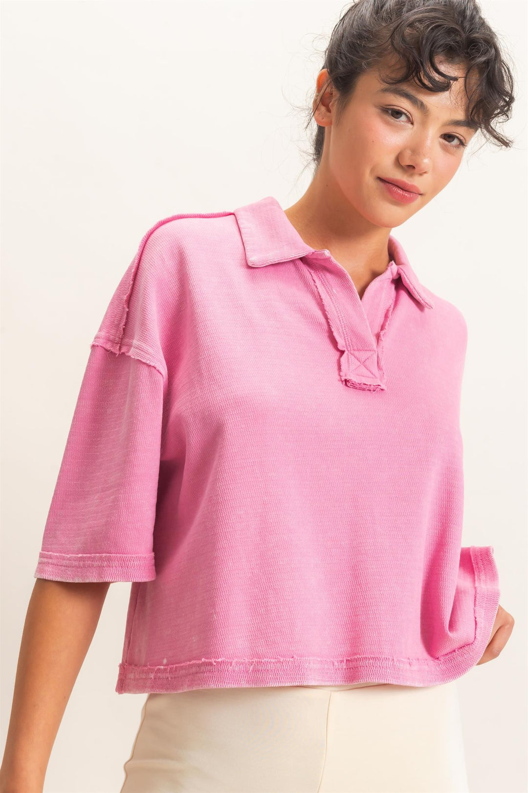 Weekend Wanderer Mineral Wash Top
