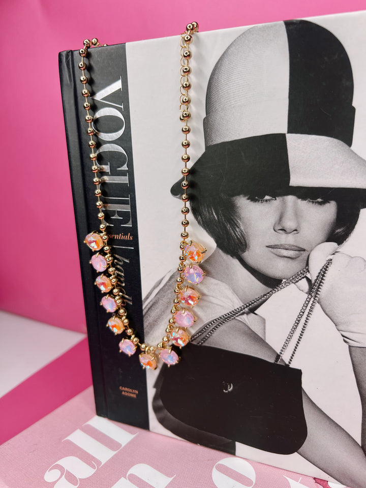 Make a Statement Gemstone Necklace