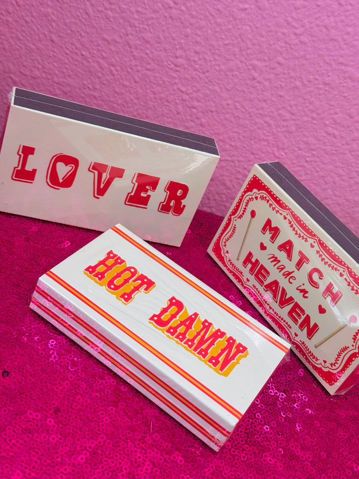 Hot Damn Safety Matches