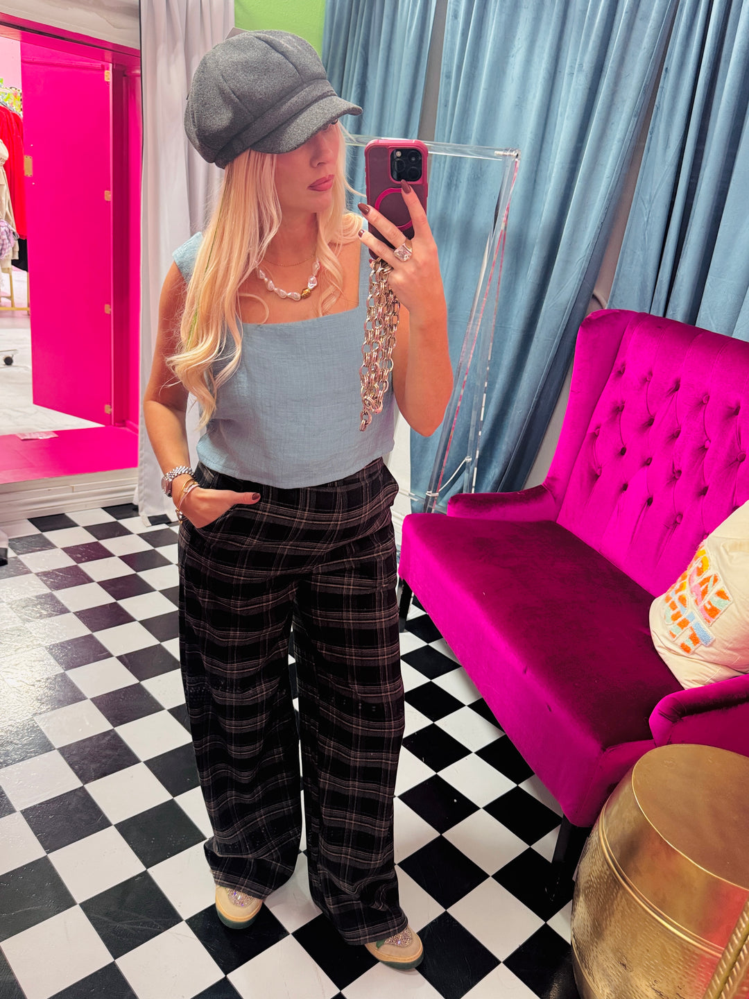 The Belmont Plaid Trousers