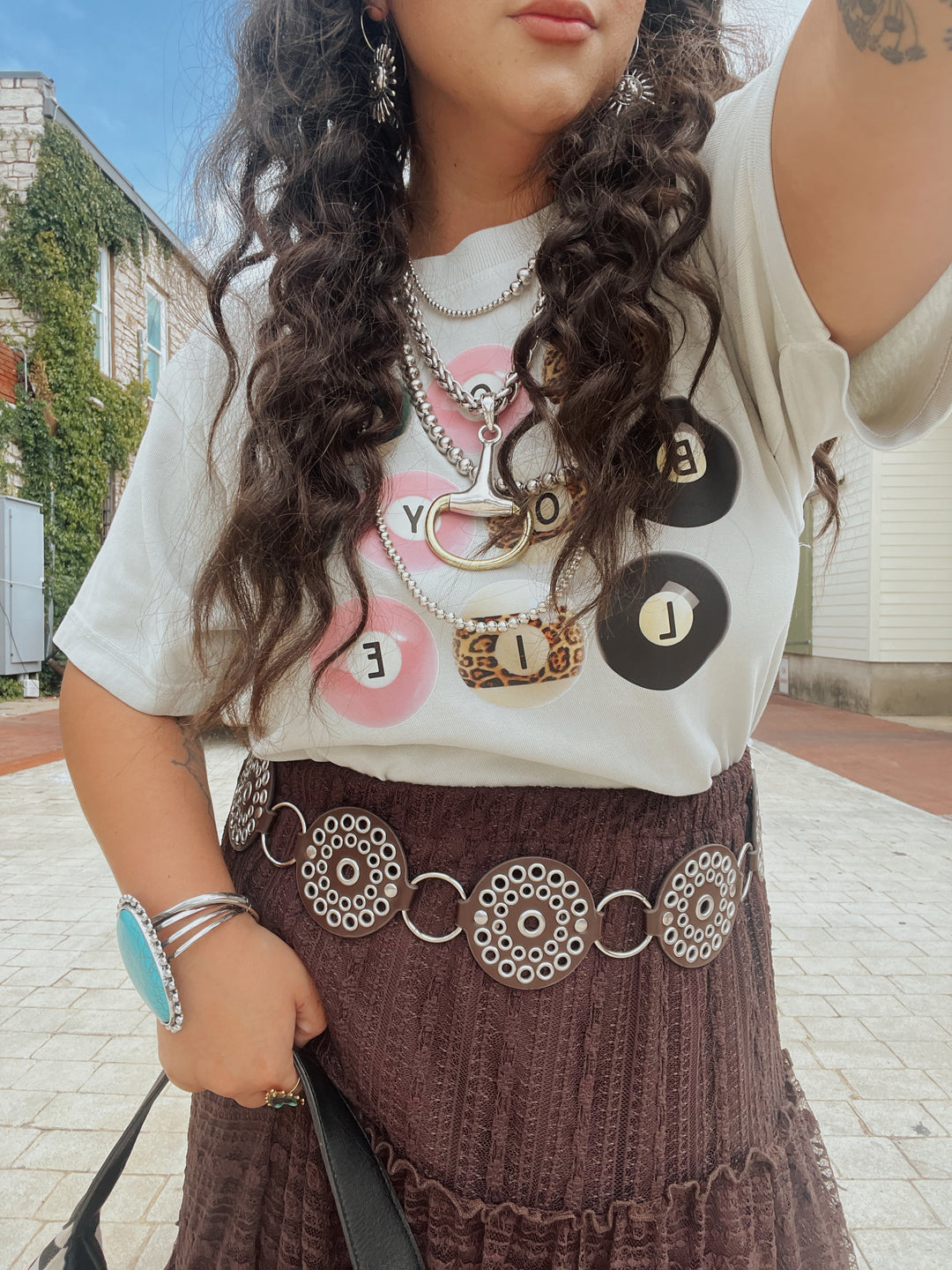 Sunset Stroll Ruffle Tiered Midi Skirt