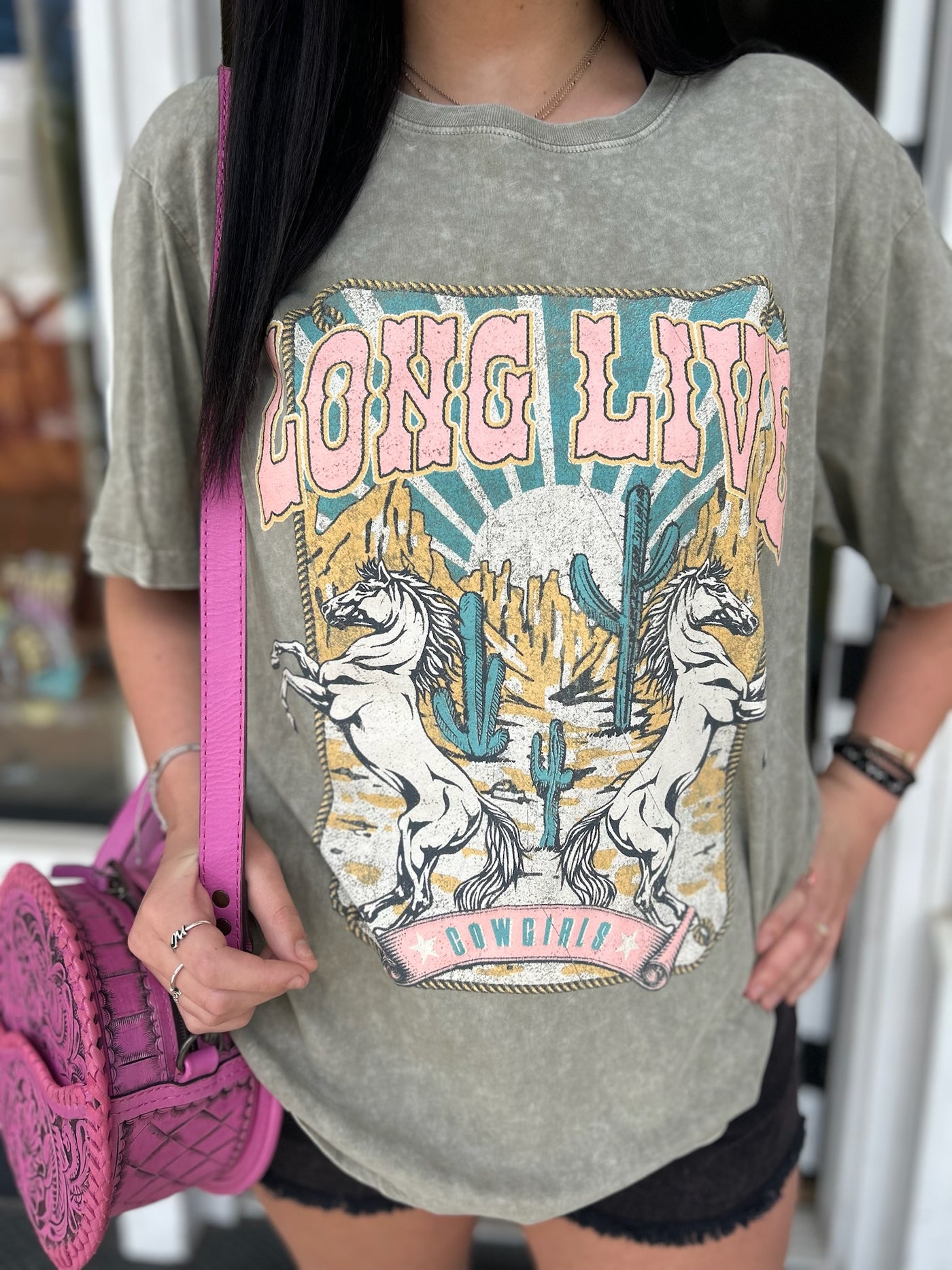 Long Live Cowgirls Canyon Tee