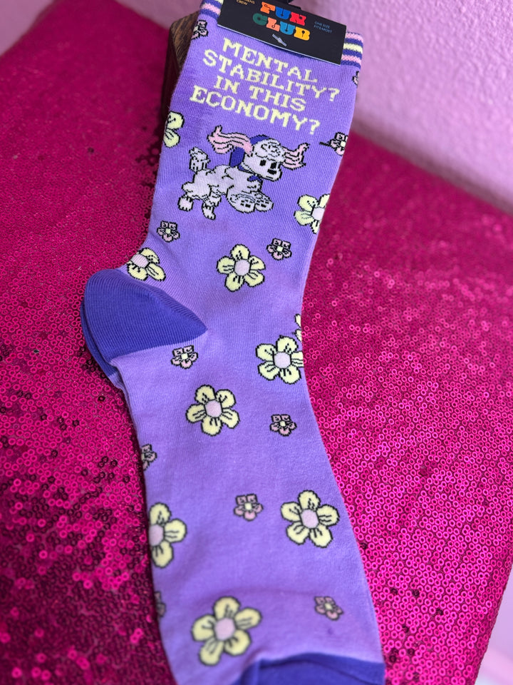 Mental Stability? In This Economy Socks
