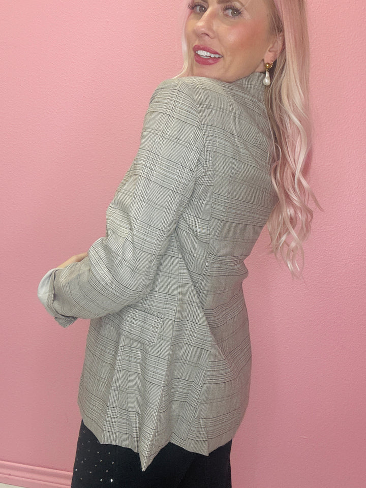 The Plaid Perfection Blazer