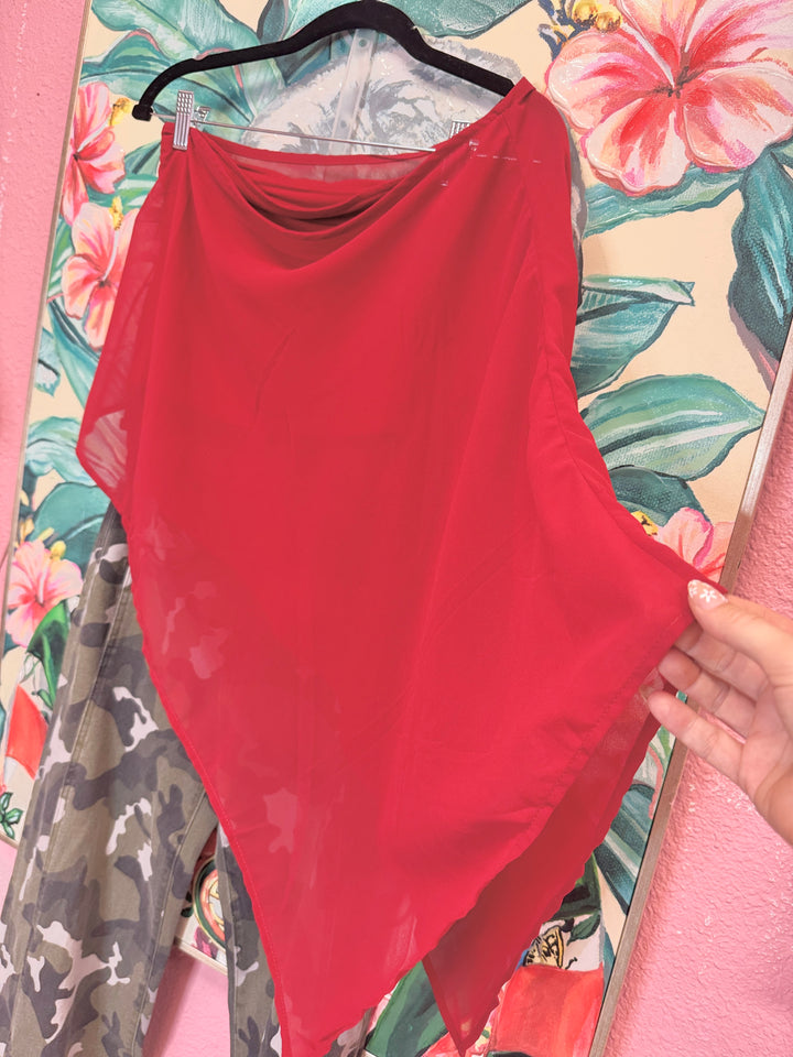 Stanton Chiffon Cape Top