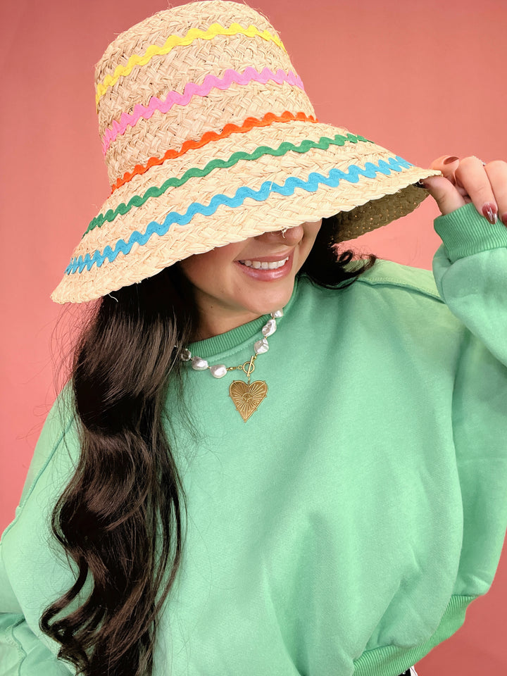 Carrie Ric Rac Floppy Hat