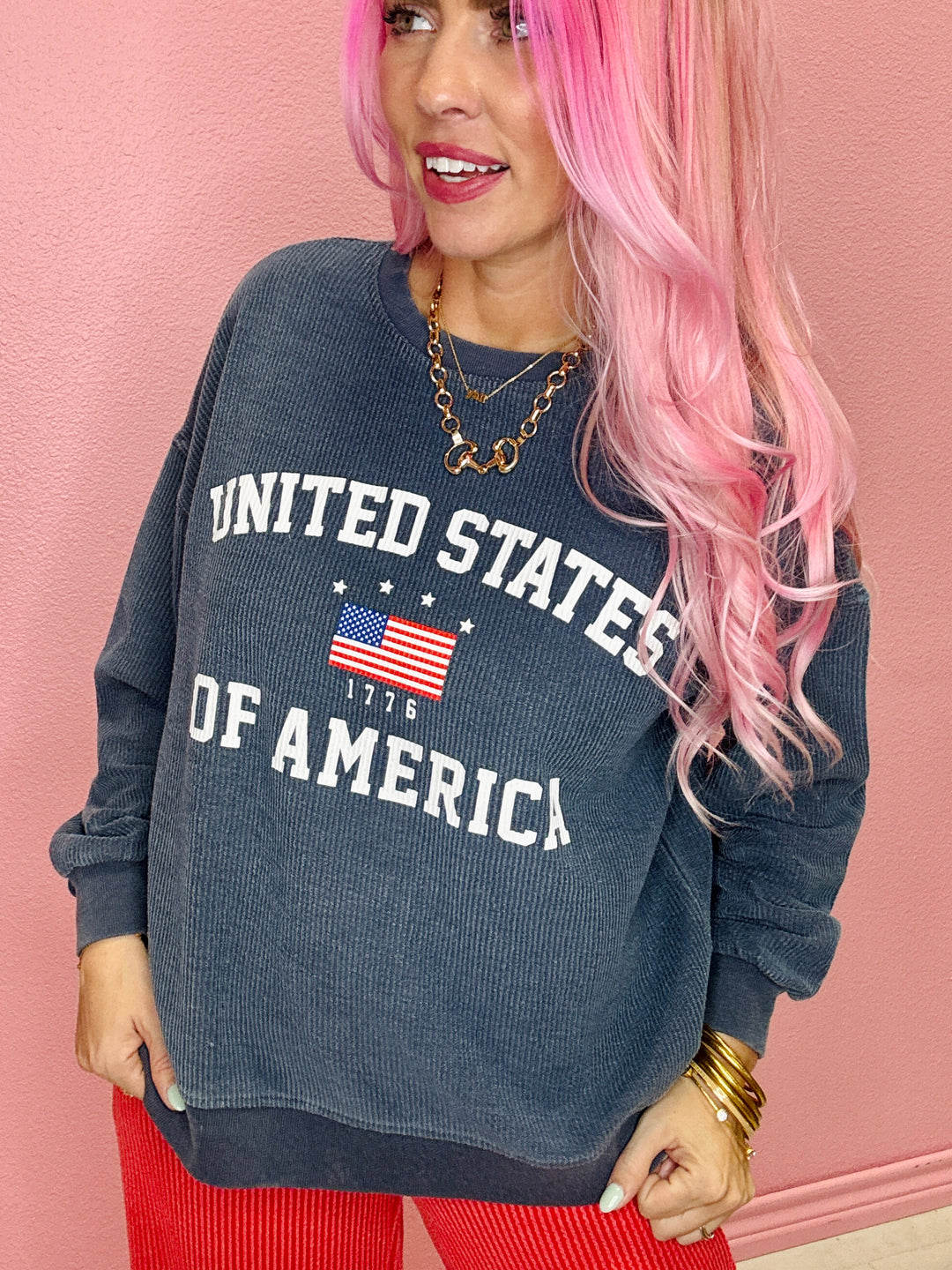 Midnight Layers Ribbed Top