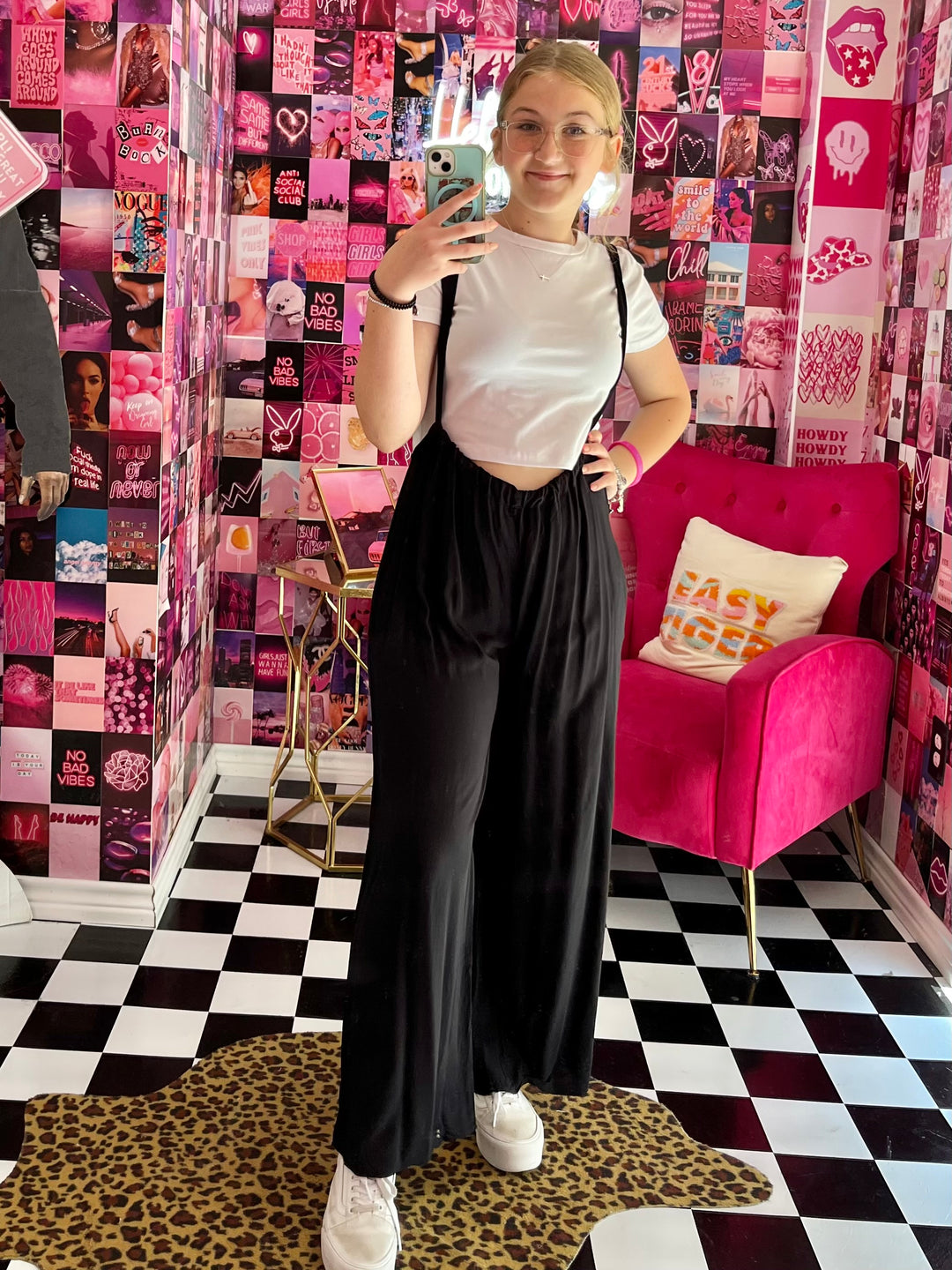 The Lydia Tie Back Suspender Jumpsuit