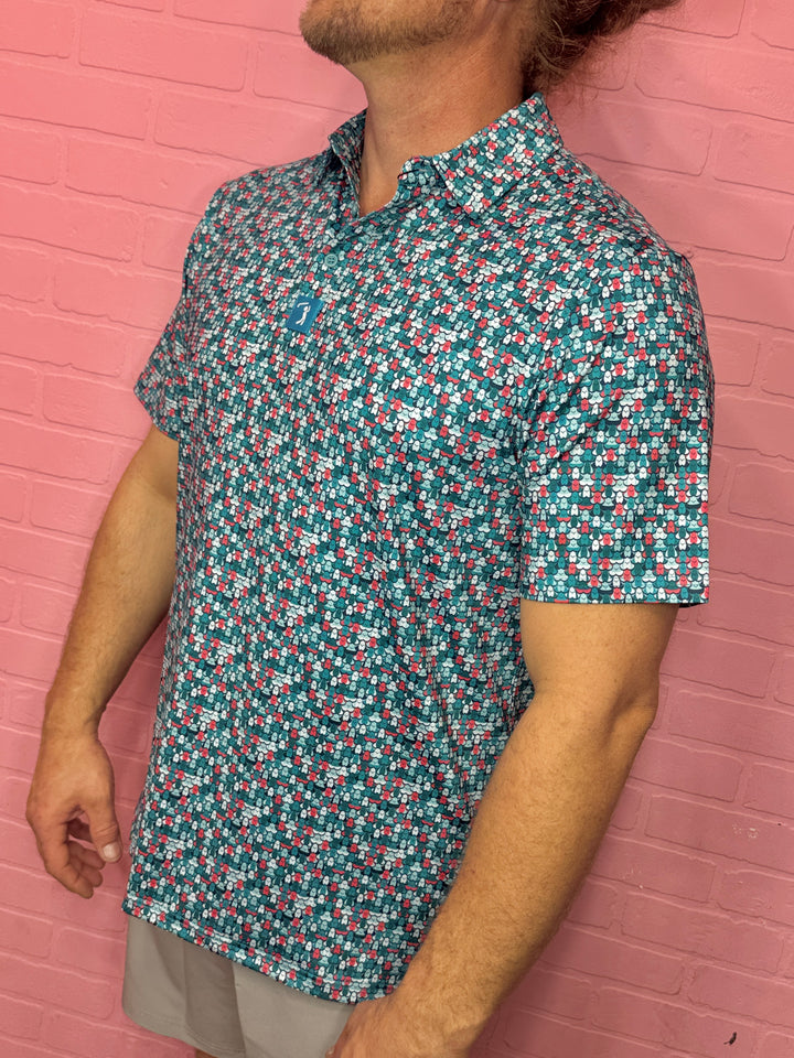 Eyes Up Here The 305 Men’s Polo Shirt