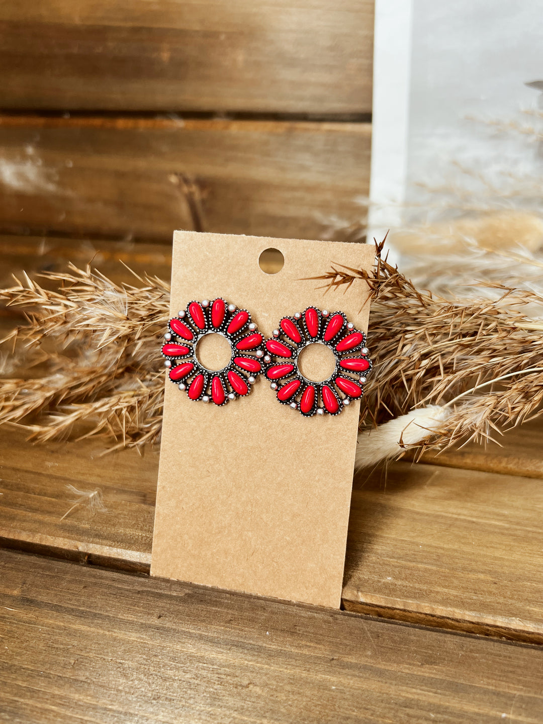 Sunburst Stud Earring