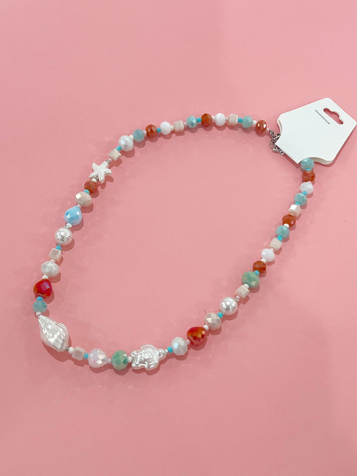 Sunset Cove Beaded Necklace